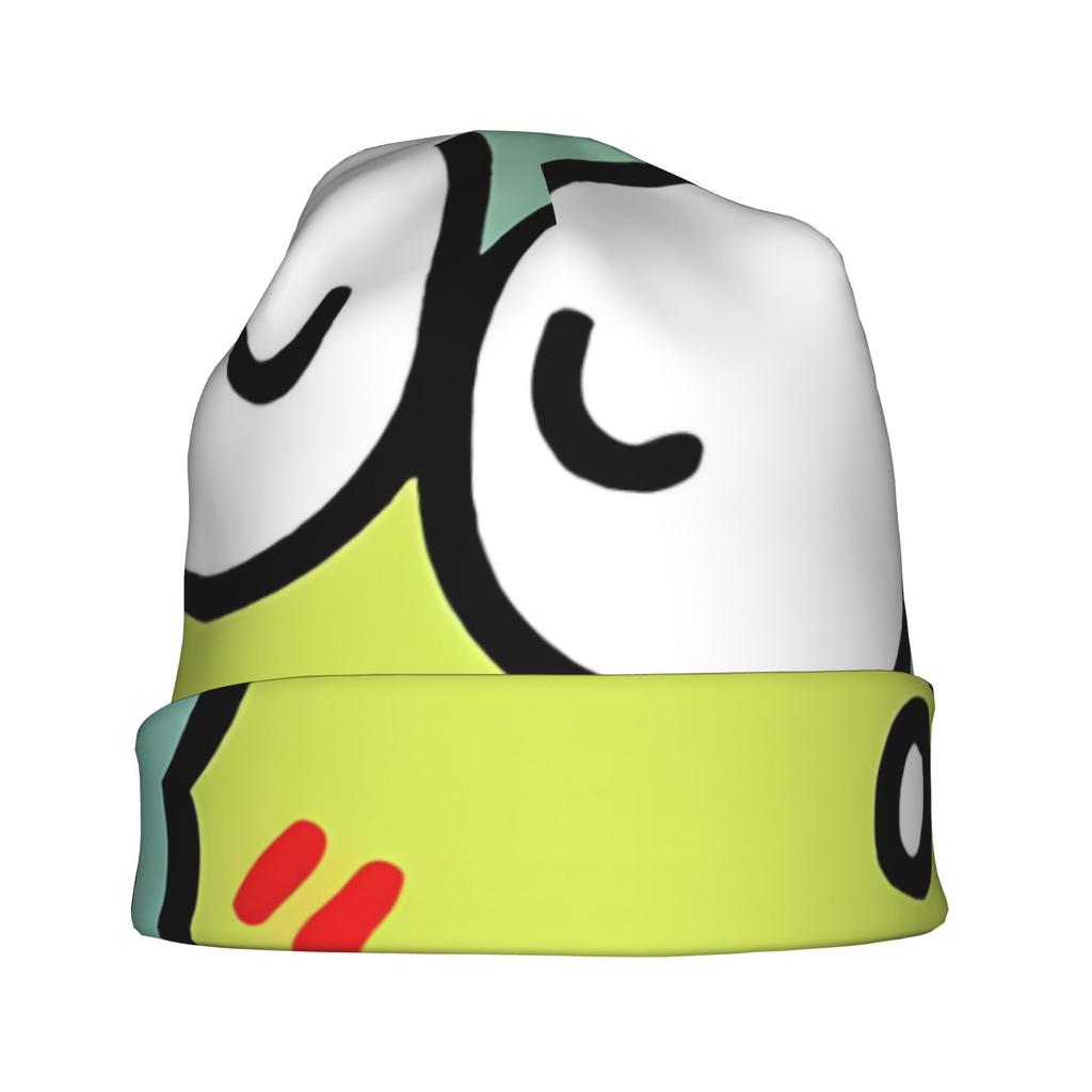 Sanrio KeroKero Keroppi Knit Hat for Adults - Iconic Keroppi Face &, Cozy Suitable for Weekend Outfits, Daily Wear, Themed Events, Nostalgic Gift for