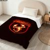 Abarth Print Flaneldecke, Hohe Qualität, Bequem für alle Jahreszeiten, Heimdekoration, Wärme und Komfort, Perfekt für Weihnachtsgeschenke