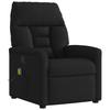 Vidaxl Foldable Massage Armchair, Black, Fabric Upholstered