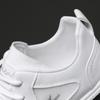 Men Leather Casual Shoes Trendy Breathable Hollow Platform Sneakers Male Vulcanized Shoe Fashion Non Slip Works Shoes Zapatillas