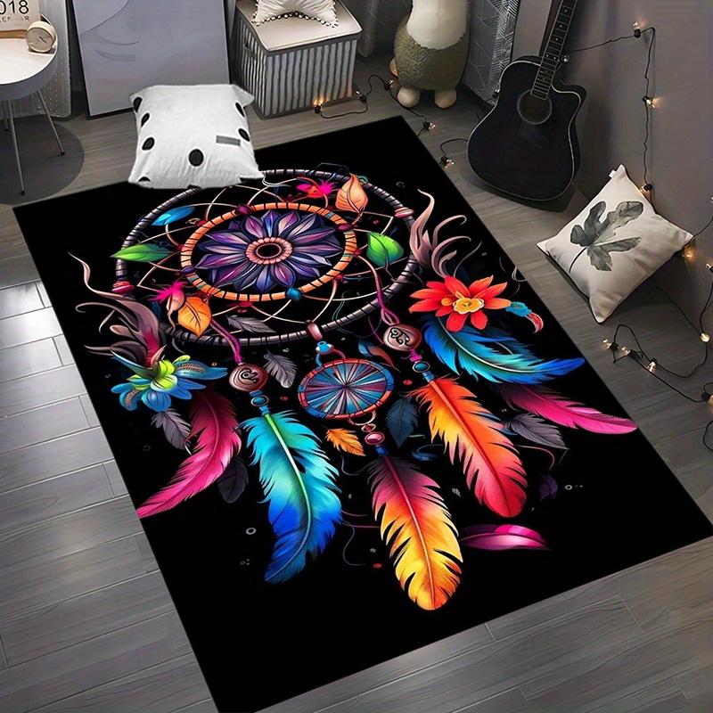 Dreamcatcher Carpet Feather Floor Mat Doormat Welcome Mat Living Room Carpet Large Area Rugs For Bedroom Soft  Home Decor