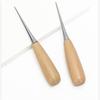Solid Wood Handle Crafting Awl For Leatherwork Shoe Repair And DIY Applications