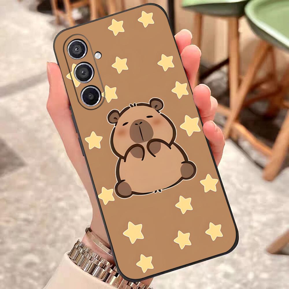 Funny Capybara Phone Case For Samsung S26 S25 Edge S24 S23 S22 S21 S20 Ultra Plus Fe Galaxy Silicon Cover