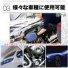BOLSO Microfiber Car Wash Mitt Glove Set 2 Blue and 2 Gray Soft Scratch-Free Auto Detailing Cleaning Tool for Car Body Window Wheel