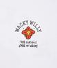 WACKY WILLY Flower Kiki White Short Sleeve T-Shirt