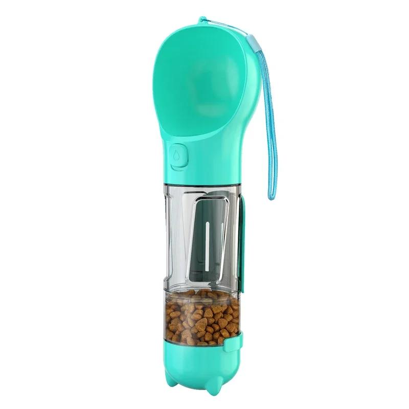 Dog Water Bottle Outdoor Portable Drinking Food Feeder for Small Medium Large Dogs Cats Puppy Poop Dispenser Labrador Supplies