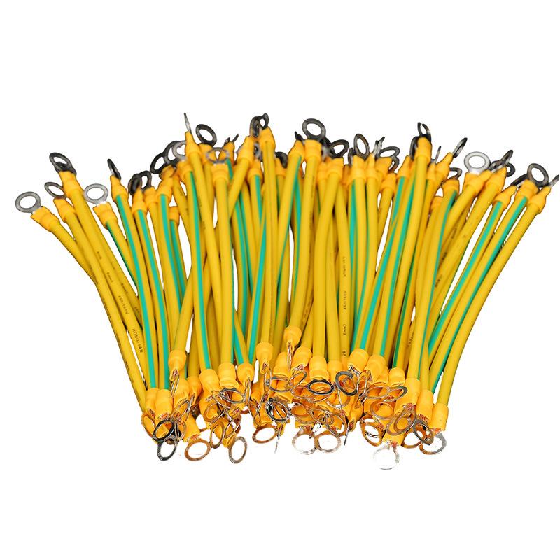Yellow-Green Bi-Color Grounding and Electrostatic Bonding Wire for Photovoltaic Modules and Cable Trays.