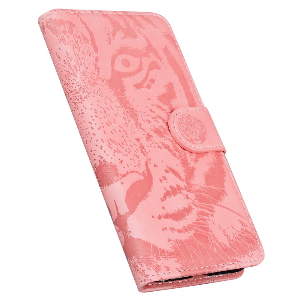 For Xiaomi 14T Case Tiger Imprint Leather Wallet Phone Cover