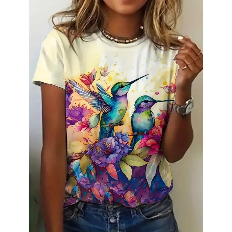 Fashion Women's T-shirt for Girls Summer Short Sleeve Sexy Girls Clothes Day of the Dead Undead Skull Pattern oversized T-shirts