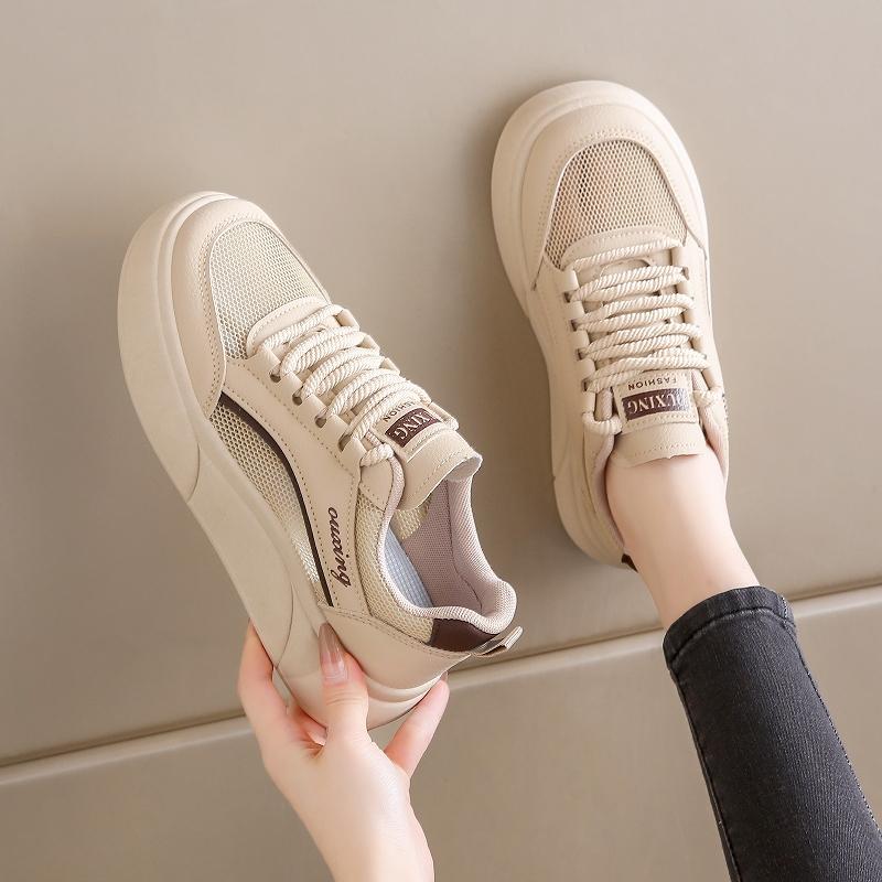 Maternity net shoes breathable mesh thin sports shoes summer small size hollow white board shoes