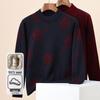 Pull à col rond épais en pure laine pour homme Hengyuanxiang