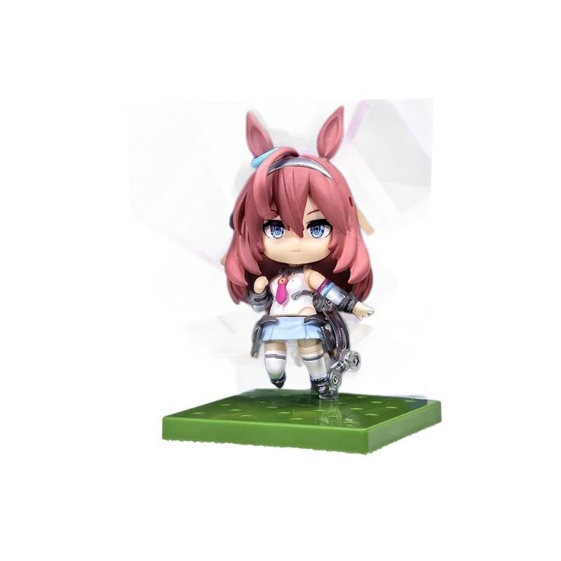 Umamusume Pretty Derby Mihono Bourbon Pvc Figure With Face Swap Function For Collector Fans