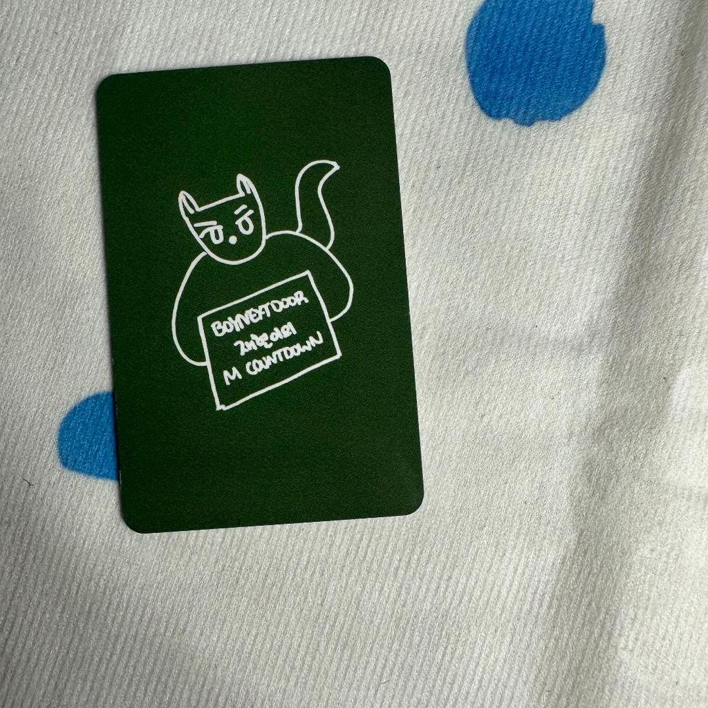 [USED] BOYNEXTDOOR M COUNTDOWN Jaehyun MC Sanok Trading Card