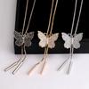 Small Jewelry Women's Autumn and Winter Accessories Versatile Long Women's Trendy Pendant Necklace