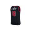 Air Jordan NBA Sports Basketball Jersey SW Fan Edition 20 Season Chicago Bulls Zach LaVine No. 8 Black Men's CV9472-010