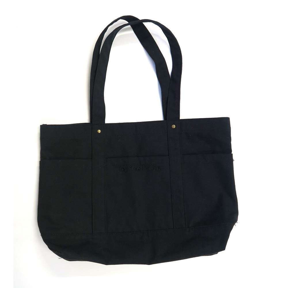 FARG & FORM Stylish Canvas Tote Bag, Black, Large, by moz, Scandinavian brand FARG & FORM