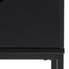 Black Mitra BEDSTAND 40x61x30cm WITH DRAWER MDF
