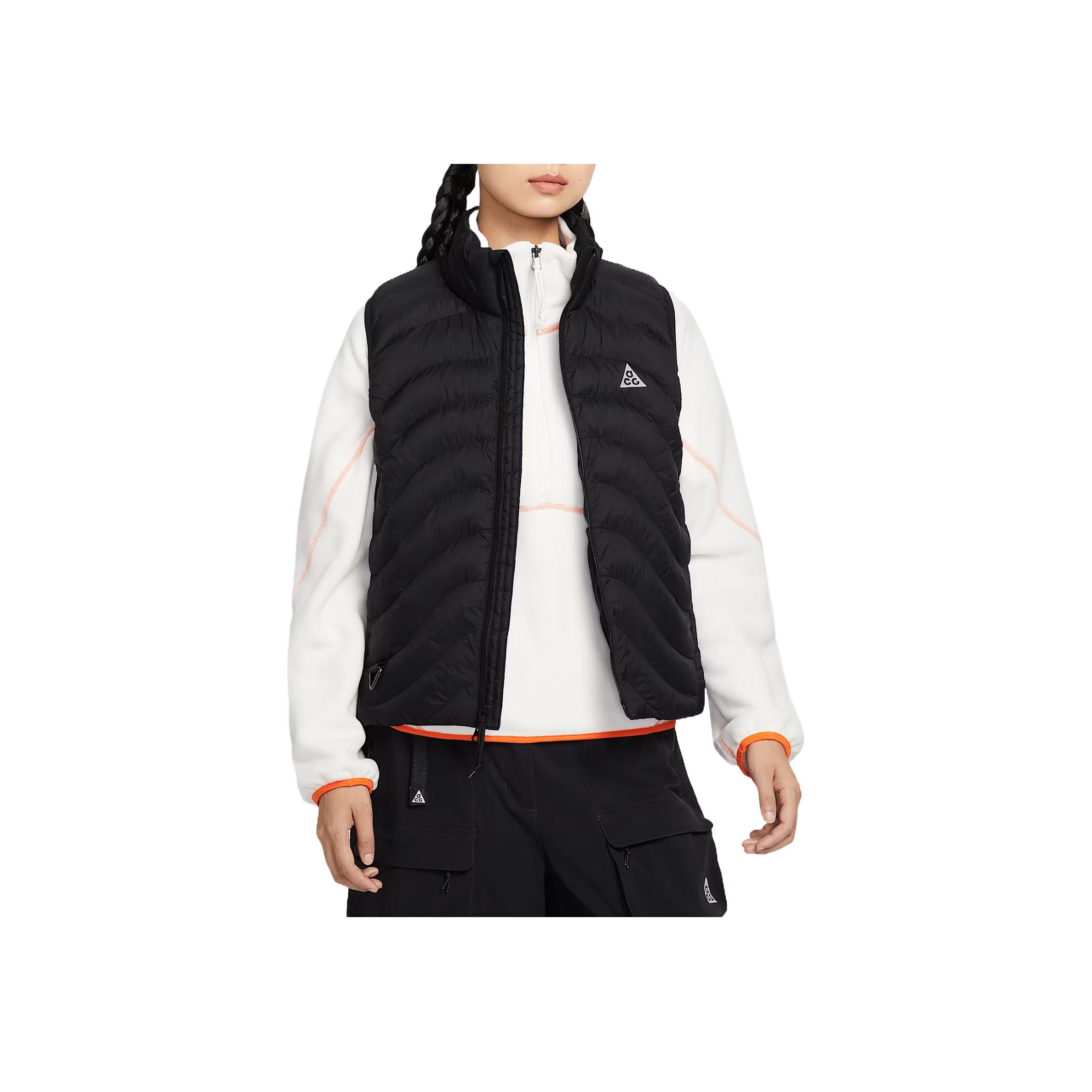Nike Women's Acg Series Therma-Fit Solid Color Stand Collar Vest Vests Ib0803-010 Cm