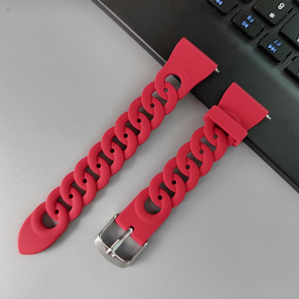 20mm/22mm Silicone band For Amazfit bip/6/5/GTR 4/3 Pro 42mm/47mm/GTR2/stratos 2/3 Watch Bracelet Amazfit GTS 4/2/2e Mini straps