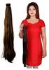 BIGWAVE Hair Extensions Ponytail for Women Wrap Around Style for Party Natural Gold Highlight Color