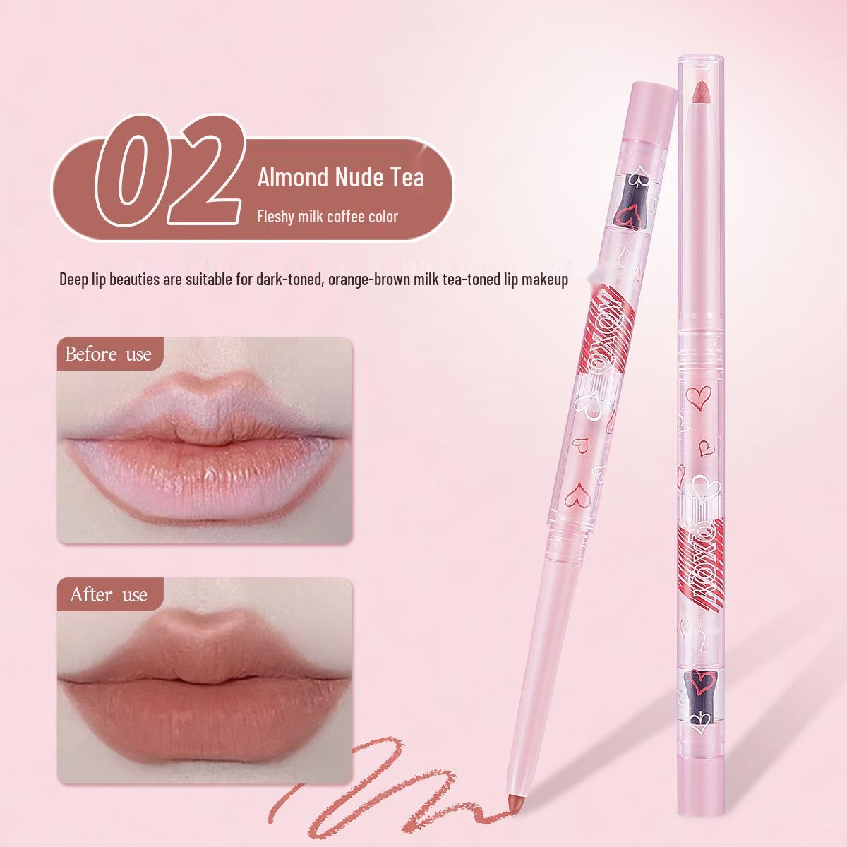 

QXQY Матовый волюмайзер для губ и подводка для области под глазами для пухлых, стойких губ и выразительного контура глаз 300mg