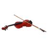 Wooden Violin Bow Case Bridge Kit Comfortable Hand Feel Stable Wood Violin for Beginner