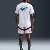 Nike Ja Morant Comfortable Soft Knitted Fashion Short Sleeve T-Shirt Men Tops White HV1691-100