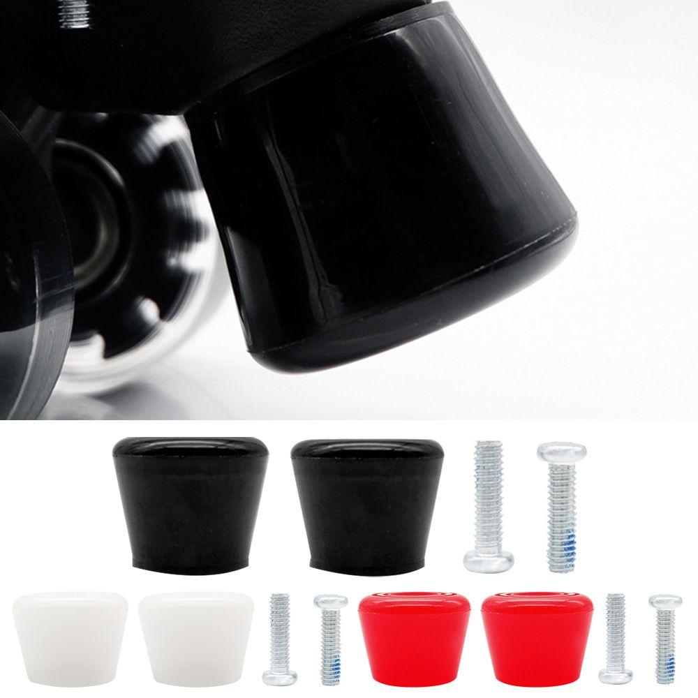 

Elastic Anti-Slip Replacement Skates Brake Stops Plug Block Skates Toe Stopper Wheel Accessories чорний