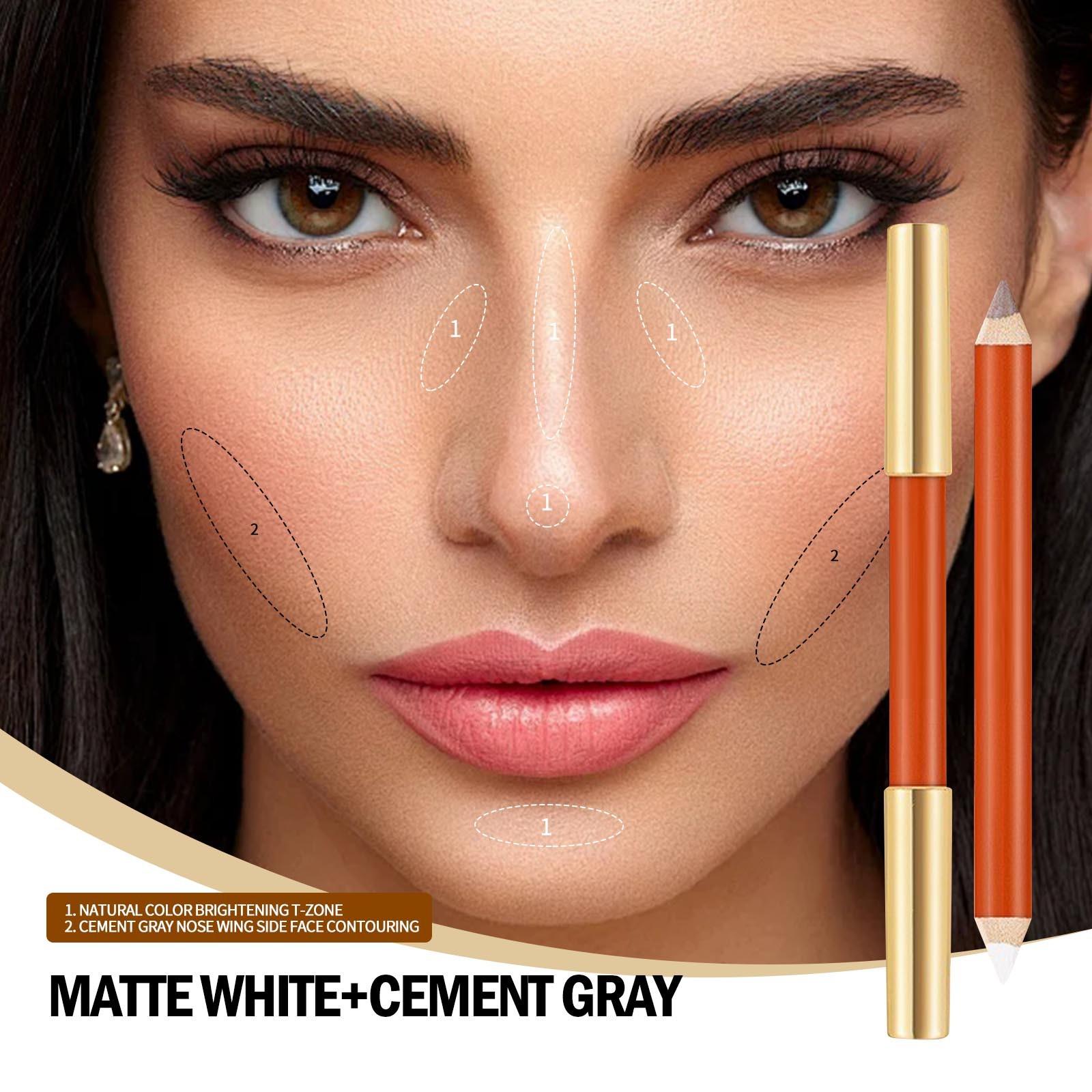 

Двухсторонний корректор-карандаш Highlight Shadow Pen Natural Brightening Makeup Pen One Size