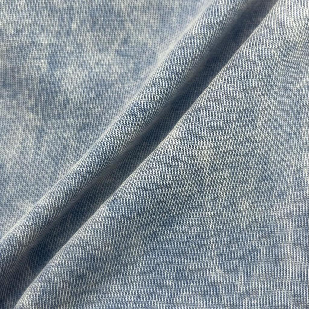 32s Legend Baumwolle Retro Batik Stoff: Waschbares, verwaschenes, glattes Sweatshirtgewebe, 240g