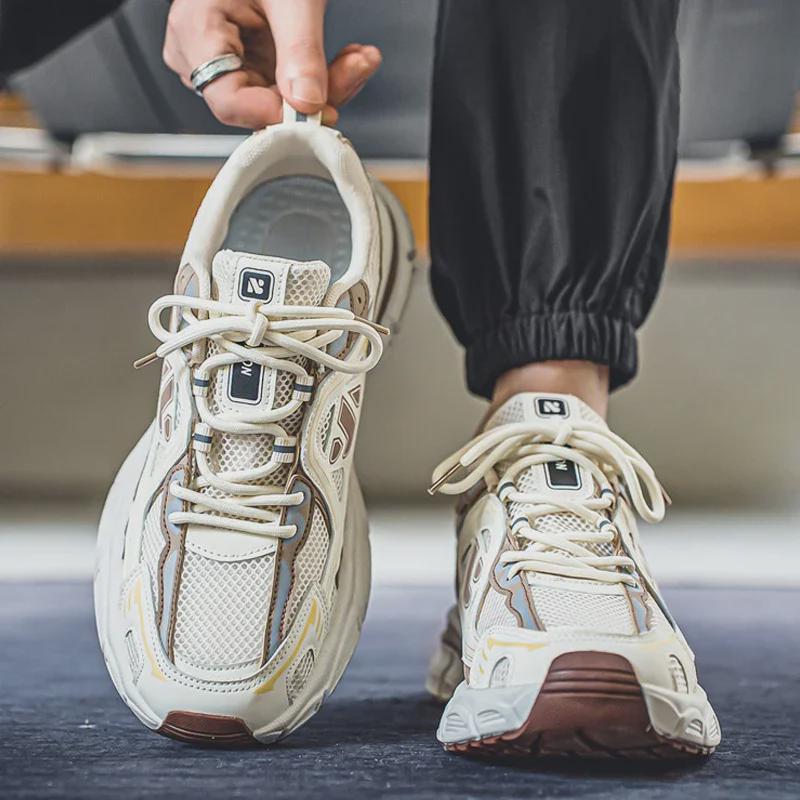 Men's Trendy Platform Sneakers, Autumn/Winter 2024: Stylish Sports & Casual Running Shoes