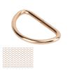 100pcs D Rings Dog Collar Metal D Rings for Dog Chest Straps Pet Suitcases Accessory