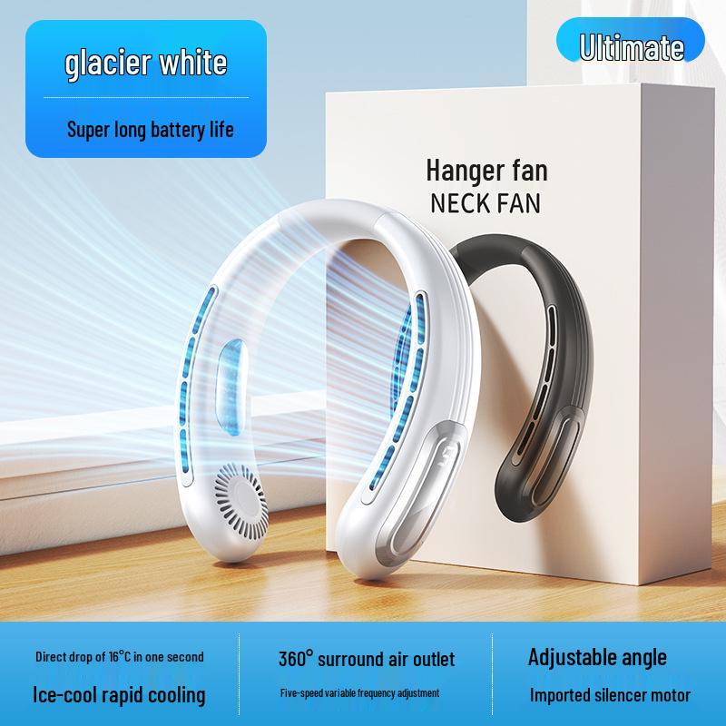 

Portable USB Rechargeable Silent Neck Fan for Outdoor Use 290.3*60.4*36.7mm