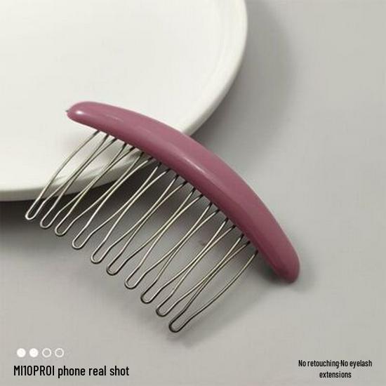Korean Seamless Backcombing Hair Clip: Sweet Bangs Side Comb Hairpin for Girls & Babies