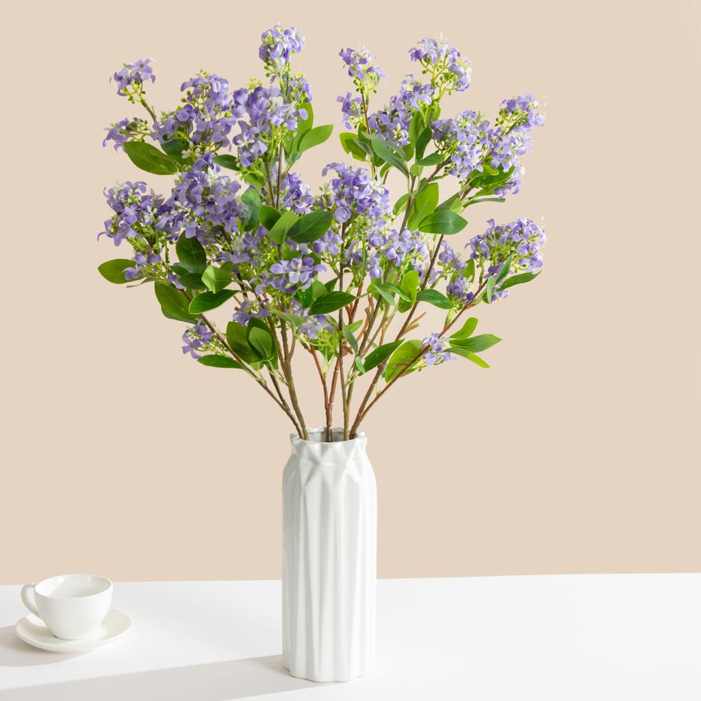 Silk Artificial Lilac Flower Wedding Bridal Bouquet Home Room Festival Outdoor Garden Yard Archway Diy Gift Box Hot Sale Decora