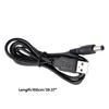 USB To DC5.5x2.5 Power Cable USB To DC5.5x2.1mm Charging Converter Cable for Speaker Routers Monitors