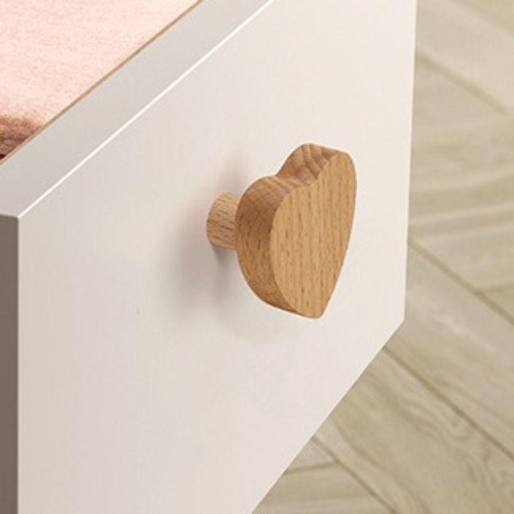 Furniture Hardware Door Pulls Love Heart Shape Design Drawer Knobs Trendy Cabinet Handle  Cupboard