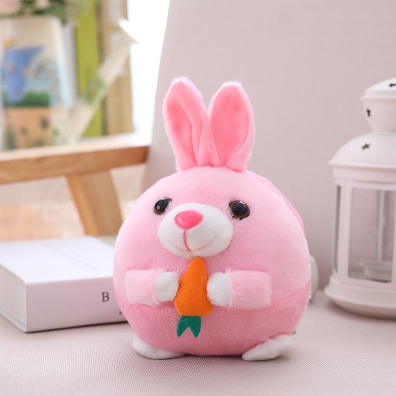 Musical Seaweed Bouncing Ball: Talking Pig, Rabbit, Dog Plush Toy for Kids
