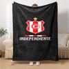 Independiente Petrolero Print Flannel Blanket High Quality Warm Comfortable Cover for All Seasons Perfect for Gifts Home Decor
