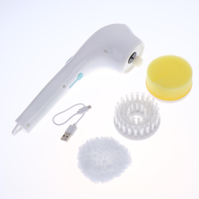 1Set Multifunctional Electric Cleaning Brush Handheld Cordless Cleaning Brush For Bathroom Washing And Kitchen Cleaning Tools
