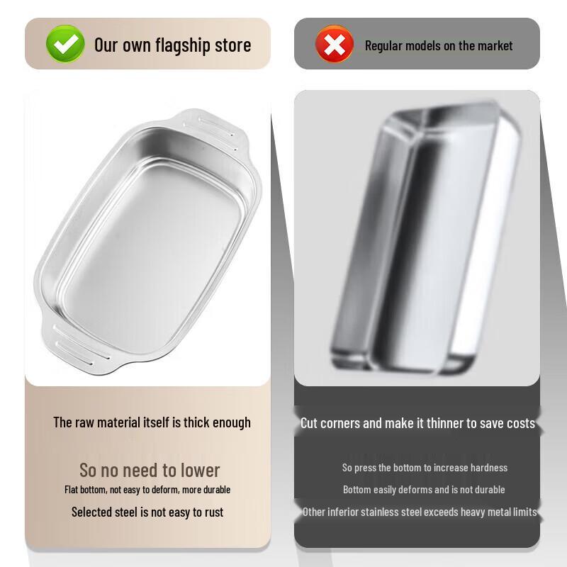 Commercial Stainless Steel Deep Roasting Pan