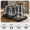 glacier pattern smoke gray set (6 cups, kettle
