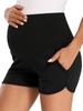 S 84728 Adjustable Maternity Yoga Shorts for Pregnant Women – Flexible Sports Pants