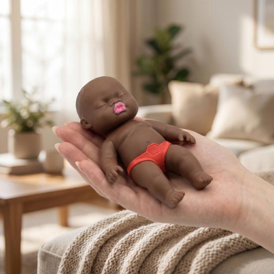 1/2/3/4/5 Pezzi Giocattolo Antistress per Neonati Sollievo Morbido Elastico con Biancheria Intima Sollievo dall'Ansia Baby