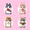 Bingtanghulu Panda Mofusand Pussy Pig Milk Tea Pussy Plush Doll Plaything Kids