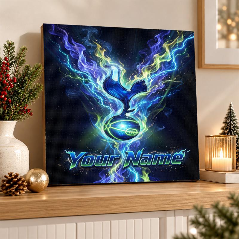 Tottenham Hotspur FC Custom Name Text 5D Diamond Painting Kit DIY Full Drill Diamond Art Decoration