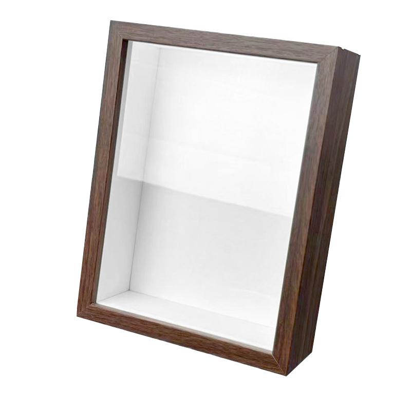 1ks obdélníkový ručně vyráběný DIY domácí dekorace moderní jednoduchý dutý 3cm umělecký styl sušené květiny úložný rám suchá koláž