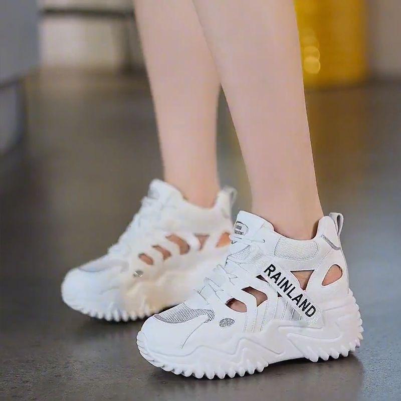 

МОДНАЯ ОБУВЬ, мужские дышащие спортивные кроссовки, спортивные кроссовки для бега, уличные женские теннисные кроссовки для тренажерного зала 35 белый