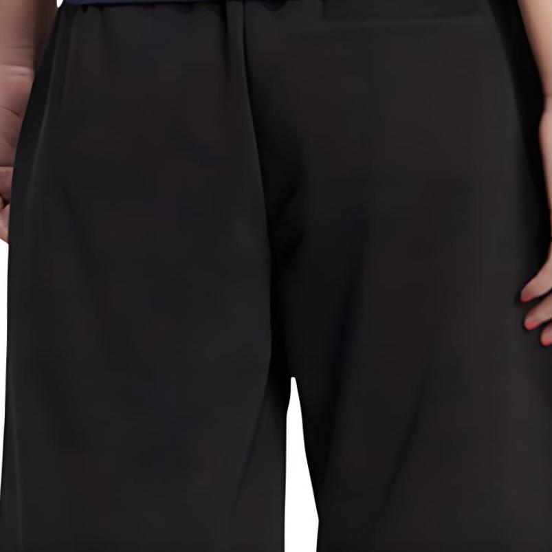 Adidas Sport Life Series Embroidered Letter Drawstring Casual Shorts Women Bottoms Black HS6830