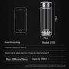 Shui Yisheng 380ml Double-Layer Glass Cup with Crystal Lid